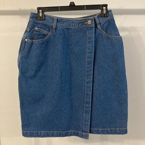 Y2K Denim Skirt Size 13/14  90s Early 00s Retro NEW